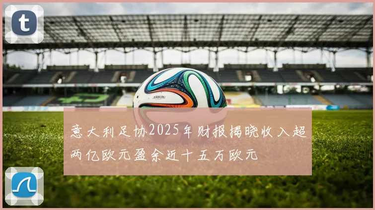 意大利足协2025年财报揭晓收入超两亿欧元盈余近十五万欧元